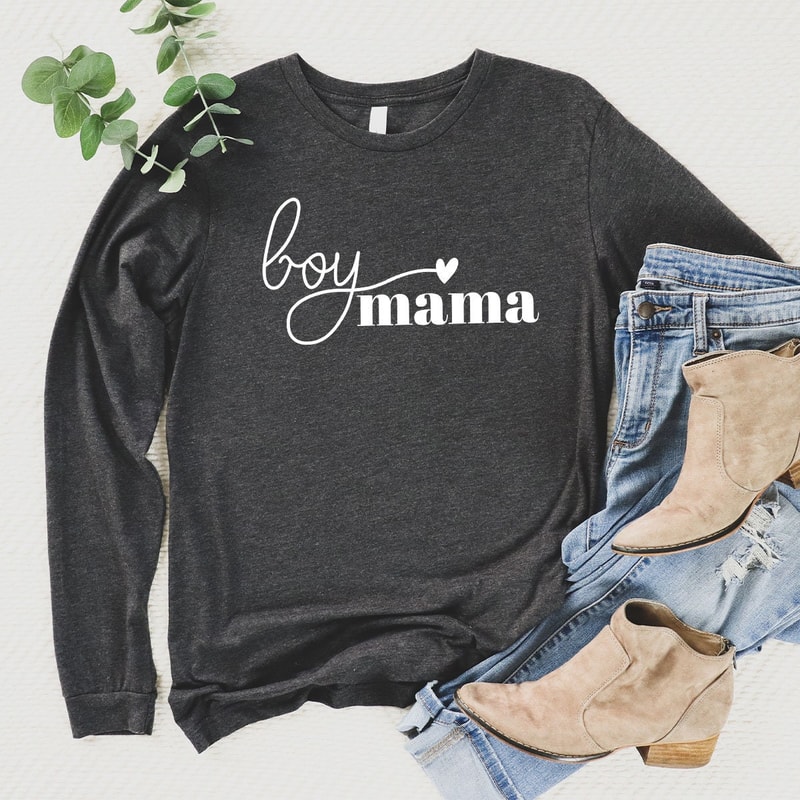 Mama Sweatshirt, Boy Mama Shirt, Minimalist Mom Shirts, Gifts for Boy Mom, Mothers Day Shirts, Mothers Day Gifts for Wife, Mom Gift - 4.jpg