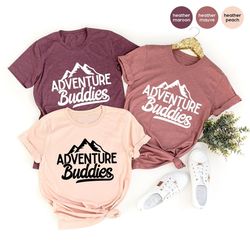 matching camping shirts, camping shirts, family travel shirts, adventure buddies, nature lover shirts,hiking friend shir
