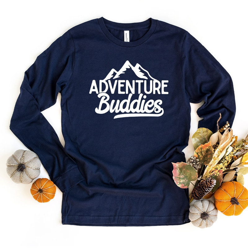 Matching Camping Long Sleeve Shirts, Camping Shirts, Family Travel and Vacations Longsleeve Shirts, Adventure Buddies, Hiking Friend Shirt - 3.jpg