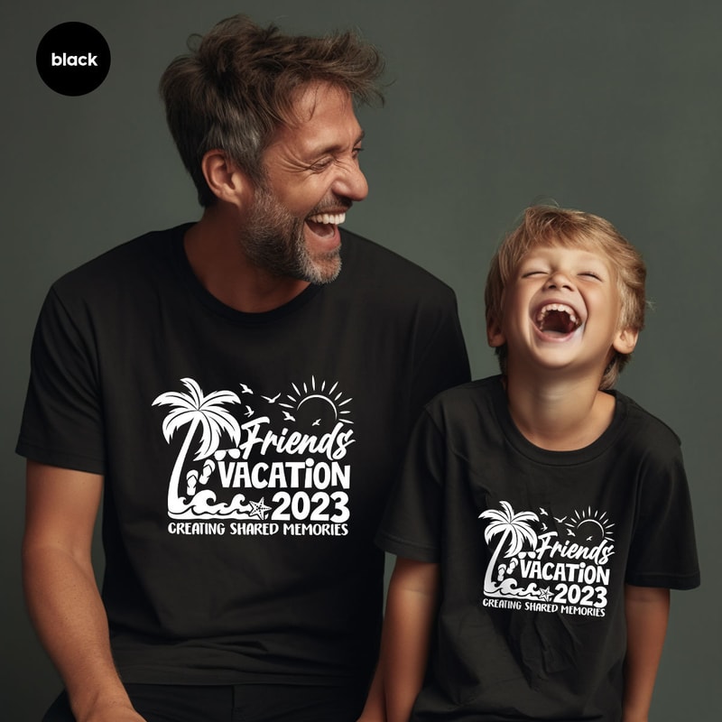 Matching Friends Trip Shirts, Funny Vacation Graphic Tees, Trendy Summer Clothing, Travel T-Shirt, Cool Women VNeck TShirts, Gifts for Him - 6.jpg