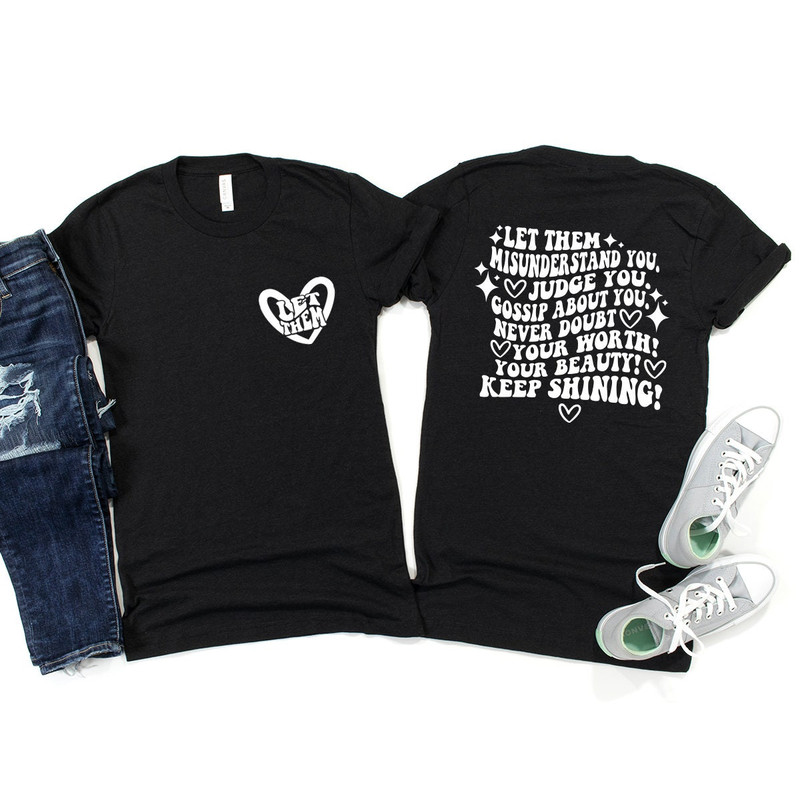 Mental Health Shirt, Positive Vneck Shirt, Self Love Tees, Motivational Shirt, Inspirational Graphic Tees, Gift for Her, Saying Shirt - 4.jpg