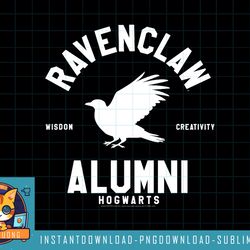 harry potter ravenclaw alumni wisdom creativity hogwarts png, sublimate, digital download