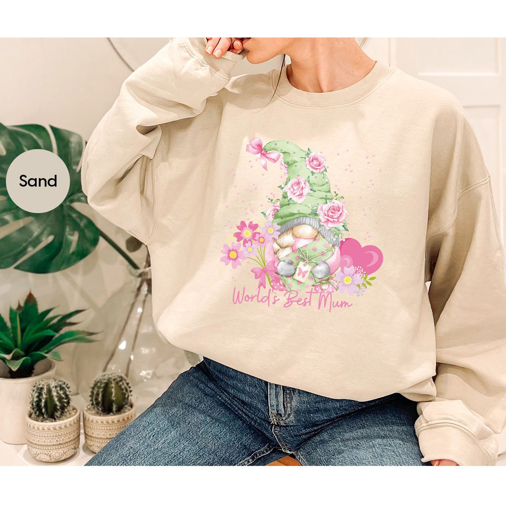 Mom T Shirt, Mothers Day Gift, Cute Gnome Graphic Tees, Mothers Day Shirt, Mom Gifts, Floral Mum Shirt, Mother Gift, Vneck Shirts for Mama - 7.jpg