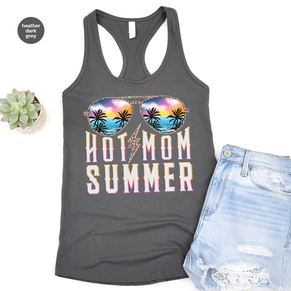 Mom Tank, Summer Tank, Beach Vneck Tank, Gift for Mom, Holiday Graphic Tees, Mama Tank, Vacation Tank, Mom Gift, Summer Outfit - 6.jpg