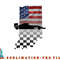 Womens Indiana American Flag to Checkered Flag Graphic V-Neck png, digital download copy.jpg