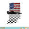 Womens Indiana American Flag to Checkered Flag Graphic V-Neck png, digital download copy.jpg
