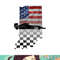 Womens Indiana American Flag to Checkered Flag Graphic V-Neck png, digital download copy.jpg