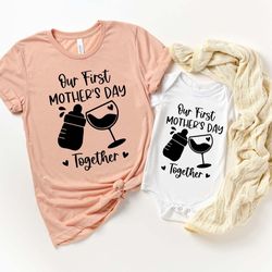 mothers day shirt, first mothers day gift, mothers day gift, mothers day matching shirts, mommy and me tees, mothers day
