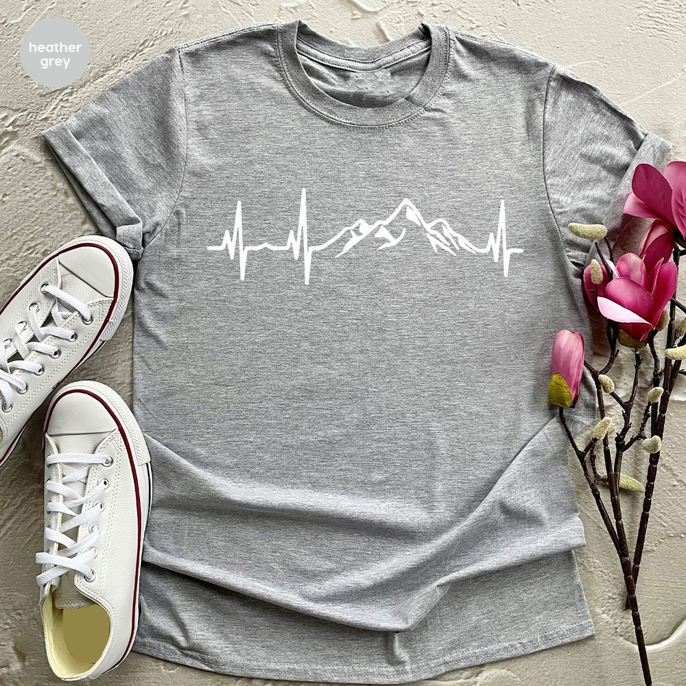 Mountains Shirt, Hiking T-shirt, Nature Lover Tee, Hiking Mom Shirt, Camping Shirt, Outdoor T-Shirt, Nature Lover Gift, Camp Shirt - 4.jpg