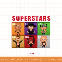 wwe elements of superstars t-shirt copy