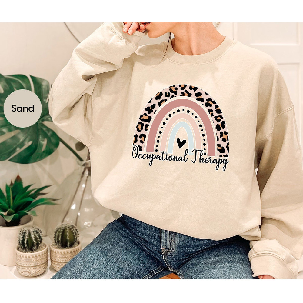 Occupational Therapist T-Shirt, Motivational Crewneck Sweatshirt, Occupational Therapy Tee, Therapist Gift, Mental Health Shirt - 7.jpg