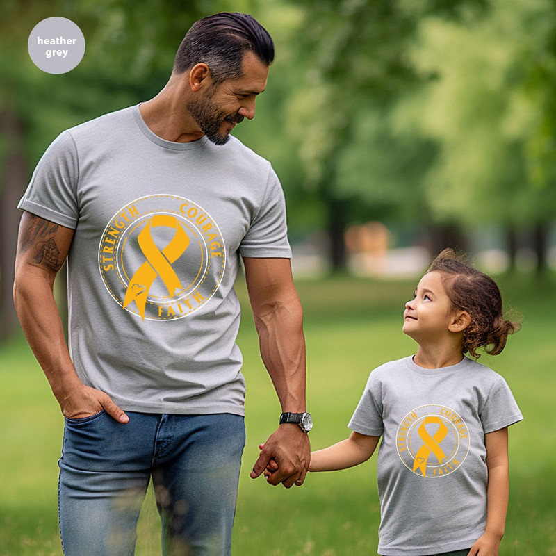 Osteosarcoma Survivor Shirt, Awareness Ribbon Clothing, Spina Bifida Support Outfit, Heart Graphic Tees, Gifts for Warrior, Bone Cancer Tee - 7.jpg
