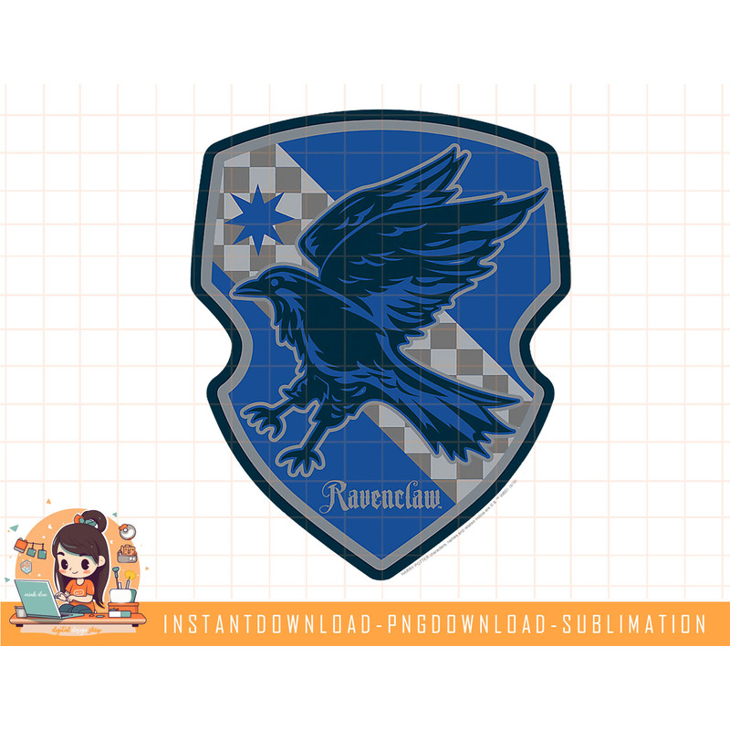 Harry Potter Ravenclaw Shield Crest png, sublimate, digital download.jpg