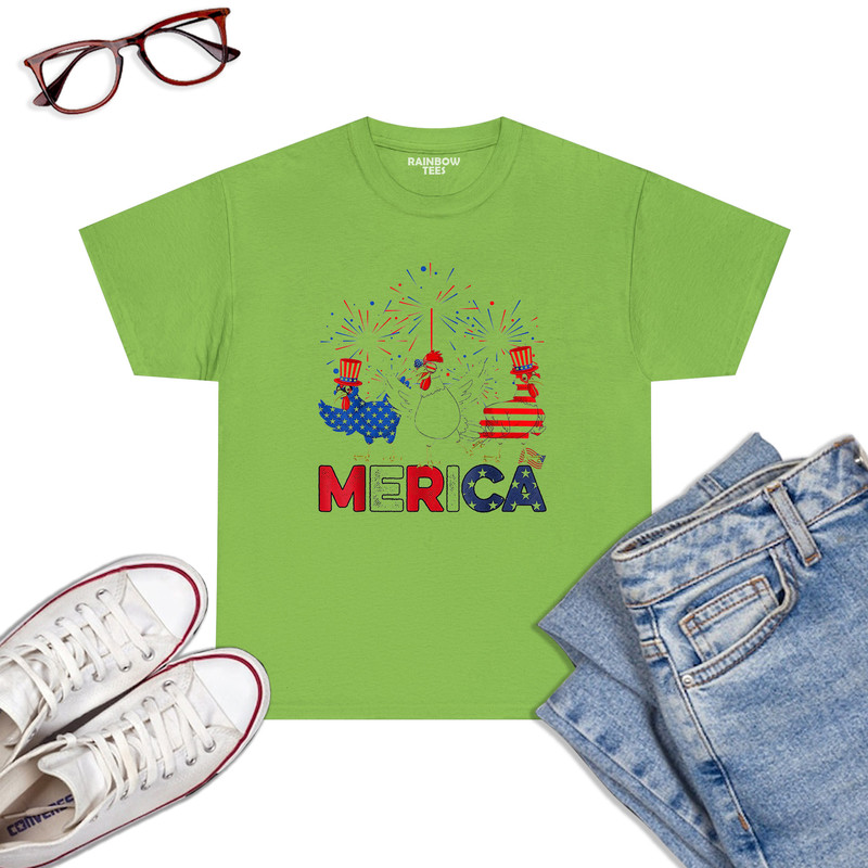 Cute-Red-White-Blue-Chicken-American-Flag-Farmer-4th-Of-July-T-Shirt-Lime.jpg