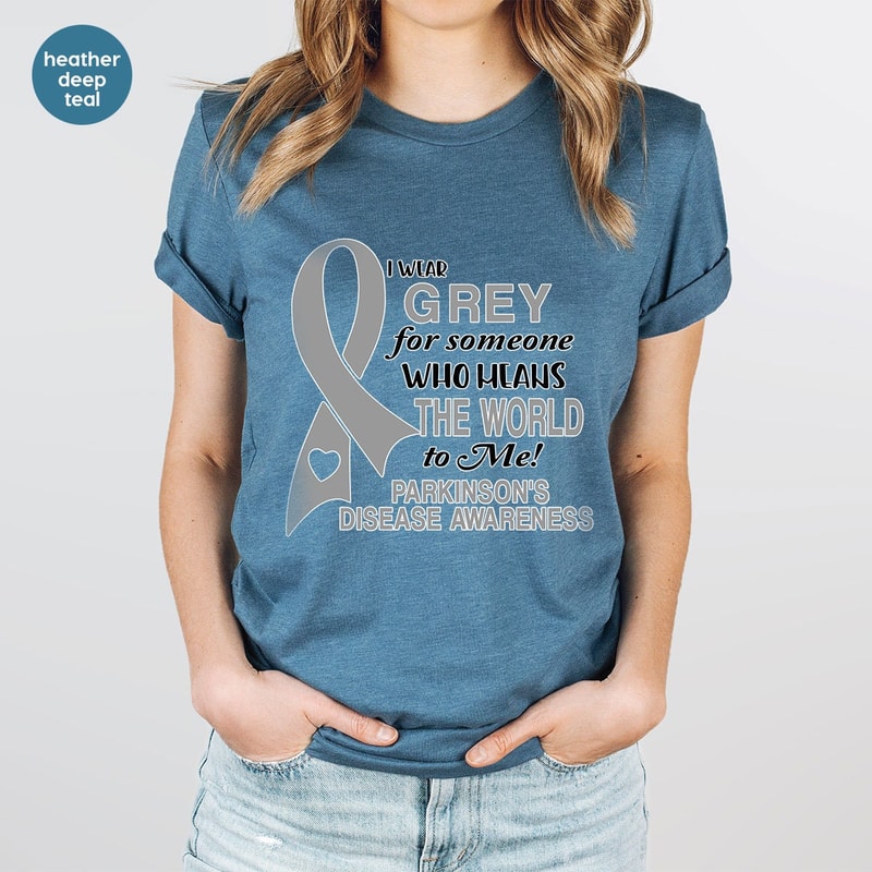 Parkinsons Disease Support Shirt, Parkinson's Disease Awareness, Parkinsons Fighter Gift, Parkinson's Warrior Gift, Family Support Shirts - 4.jpg