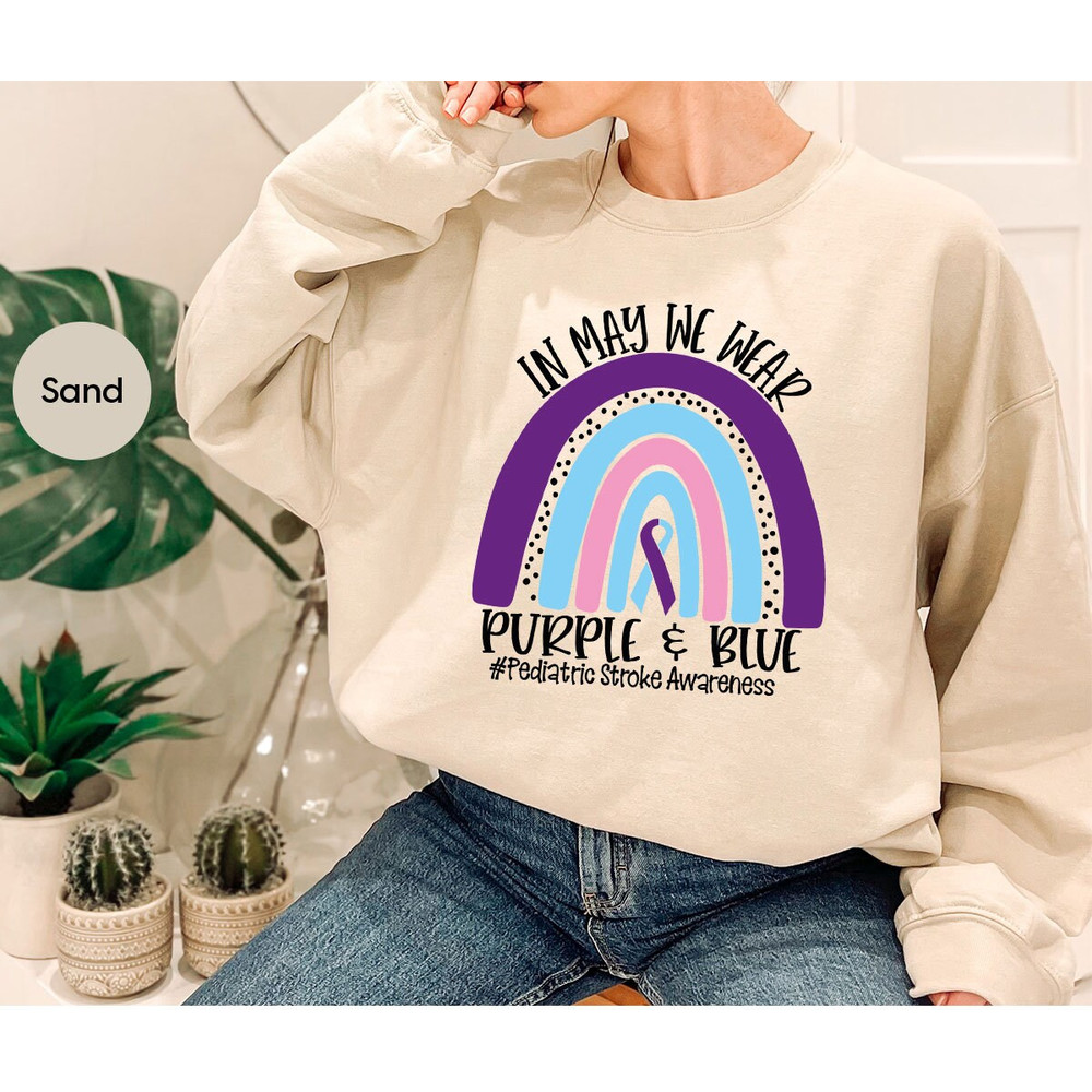 Pediatric Stroke Survivor TShirt, Family Support Tee, Pediatric Stroke Awareness Shirt, Neuro Nurse Shirt, Stroke Warrior Shirt, Stroke Gift - 8.jpg