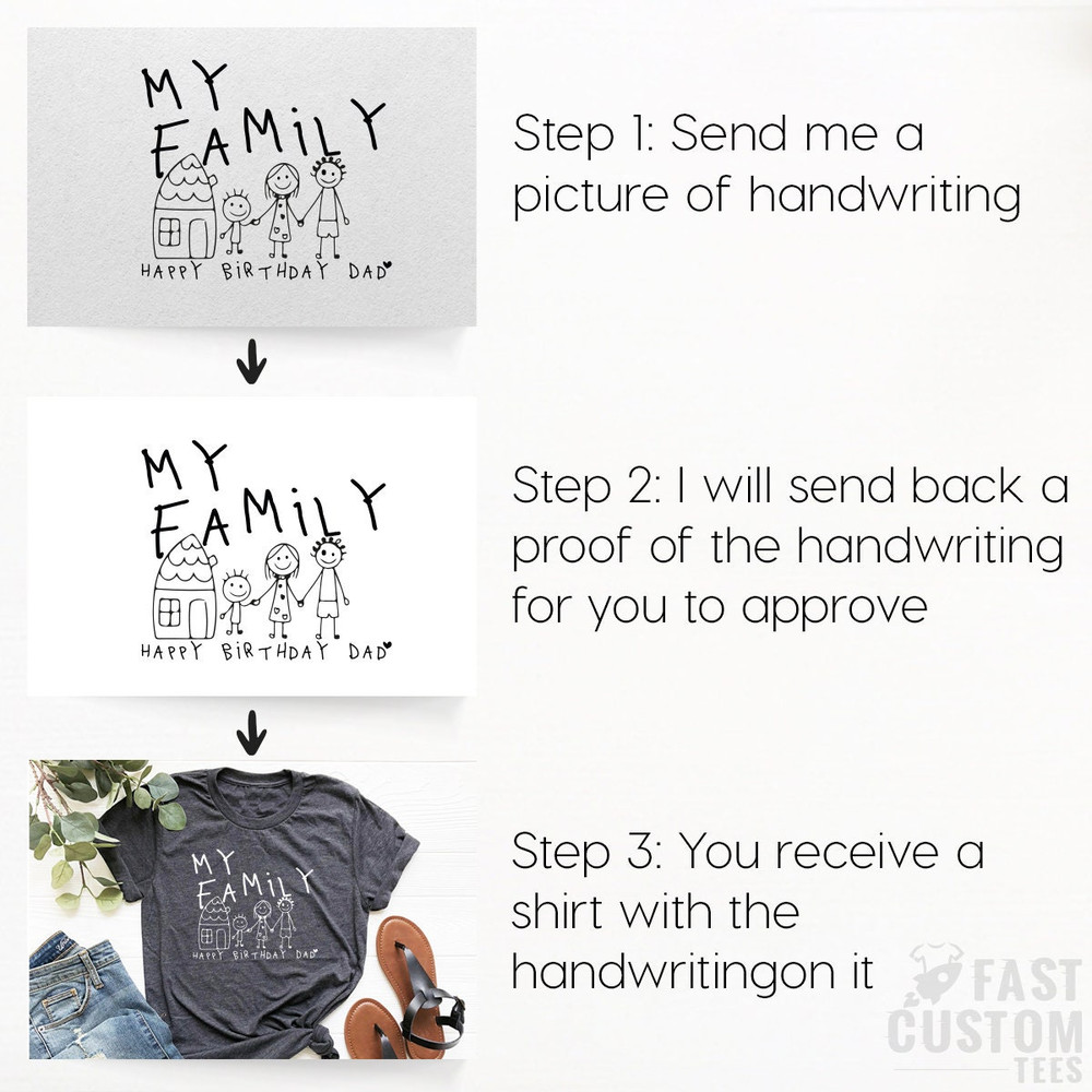 Personal Handwriting Tee, Custom Birthday Shirt, Personalized Birthday Tee, Birthday Mom Gift, Birthday Queen Shirt, Women Birthday Tee - 2.jpg