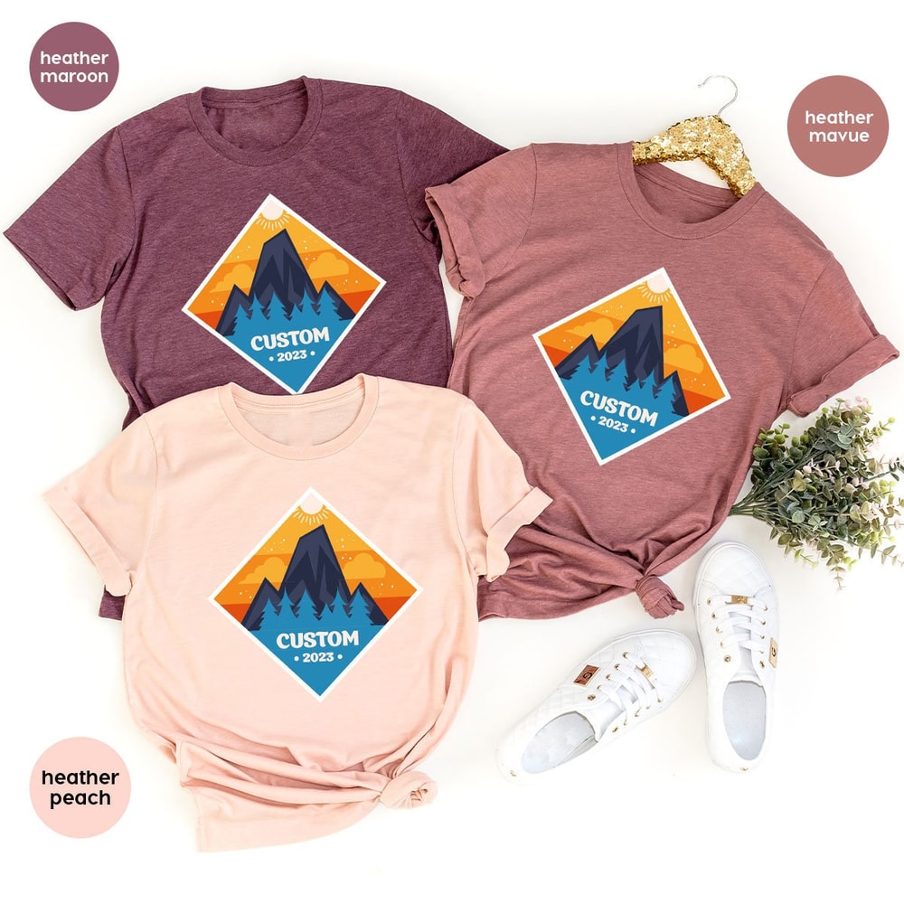 Personalized Camp Shirt, Matching Camping Shirts, Custom Camp Gift, Camping Gift, Customizable Camper tee, Vacation Tees, Family Trip Shirts - 5.jpg