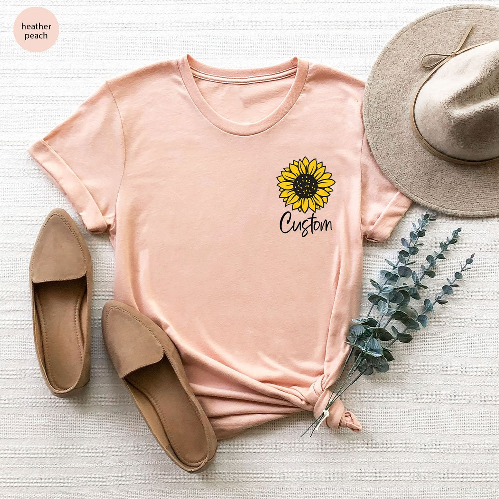 Personalized Flower Shirt, Customized Floral Shirt, Gifts for Mom, Plant Crewneck Sweatshirt, Botanical Shirts for Women, Gifts for Her - 4.jpg