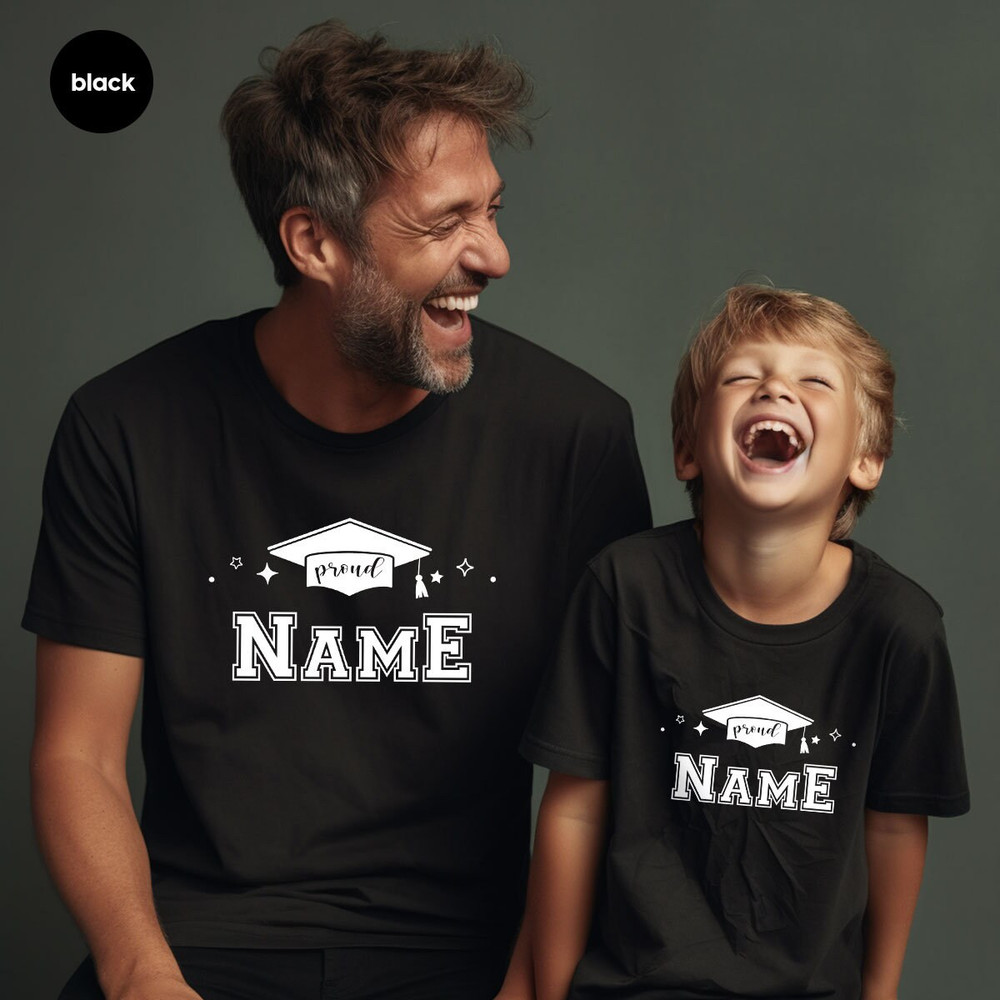 Personalized Graduation Shirt, Cool Graduation Party Gift, Custom Graduation Graphic Tee, Matching Class of 2023 Clothing, Grad Gift for Her - 7.jpg