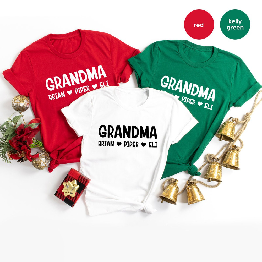 Personalized Grandma Shirt, Custom Grandma Tee, Grandma T Shirt, Gift From Grandma, Grandmother Tees, Grandma Shirt, Grandma Gifts - 3.jpg