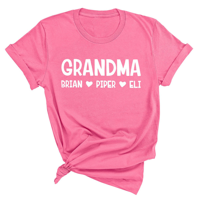 Personalized Grandma Shirt, Custom Grandma Tee, Grandma T Shirt, Gift From Grandma, Grandmother Tees, Grandma Shirt, Grandma Gifts - 7.jpg