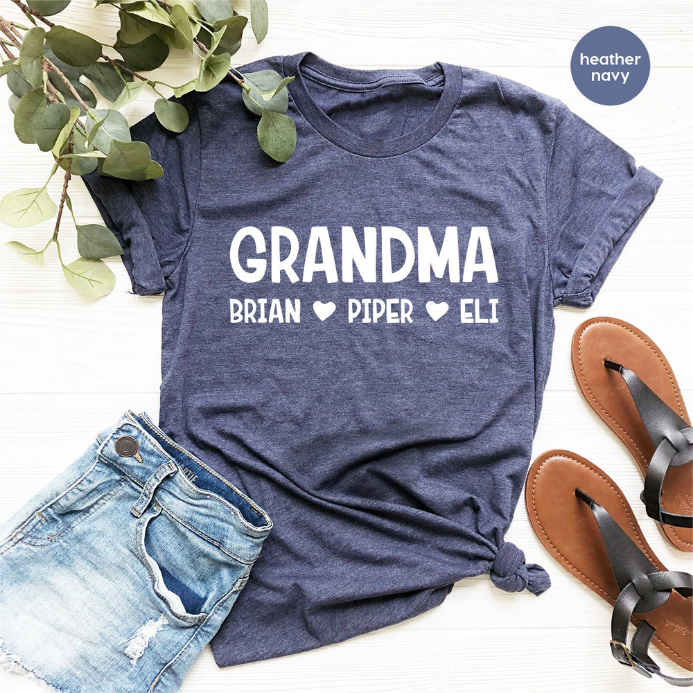 Personalized Grandma Shirt, Custom Grandma Tee, Grandma T Shirt, Gift From Grandma, Grandmother Tees, Grandma Shirt, Grandma Gifts - 8.jpg