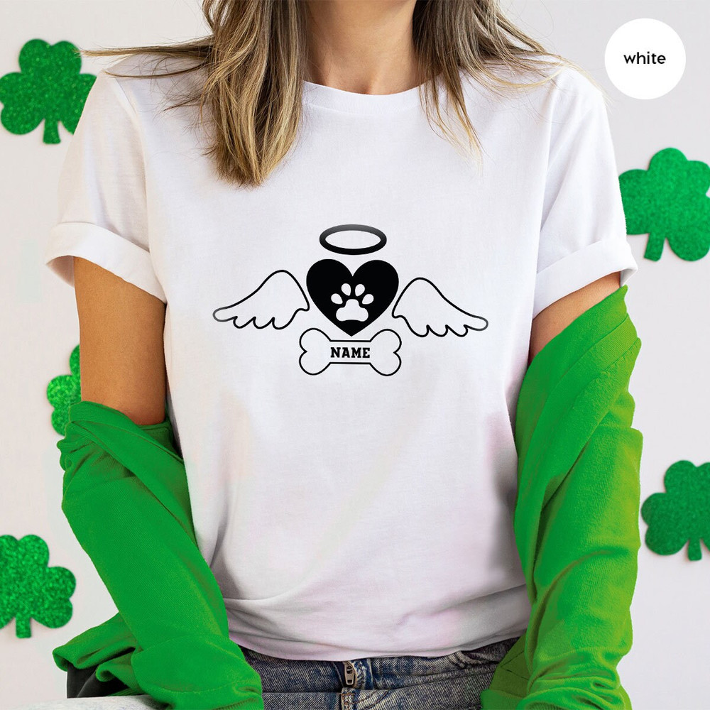 Pet Loss Gift, Custom Dog Memorial TShirt, Memorial Outfit, Personalized Dog Name Shirt, Bereavement Shirt, Dog Owner Clothes, Rest In Peace - 6.jpg