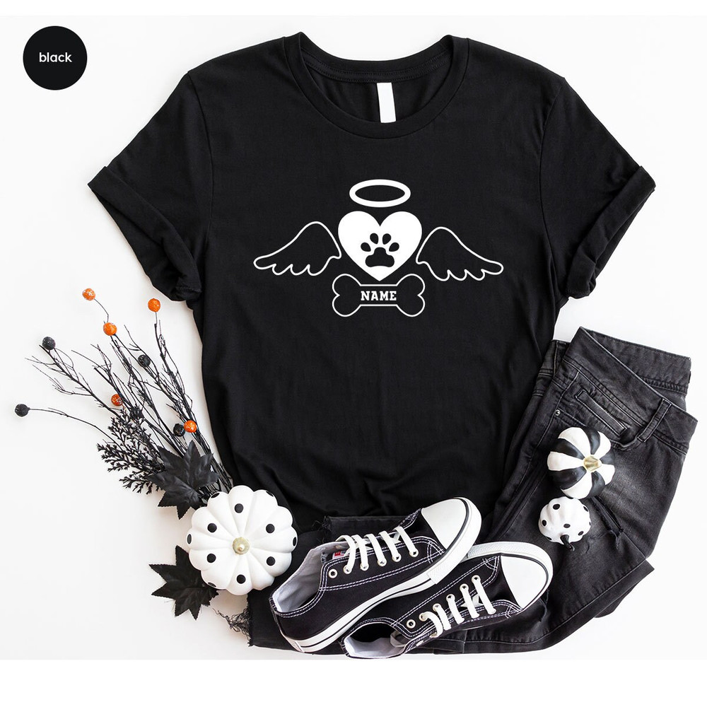 Pet Loss Gift, Custom Dog Memorial TShirt, Memorial Outfit, Personalized Dog Name Shirt, Bereavement Shirt, Dog Owner Clothes, Rest In Peace - 7.jpg