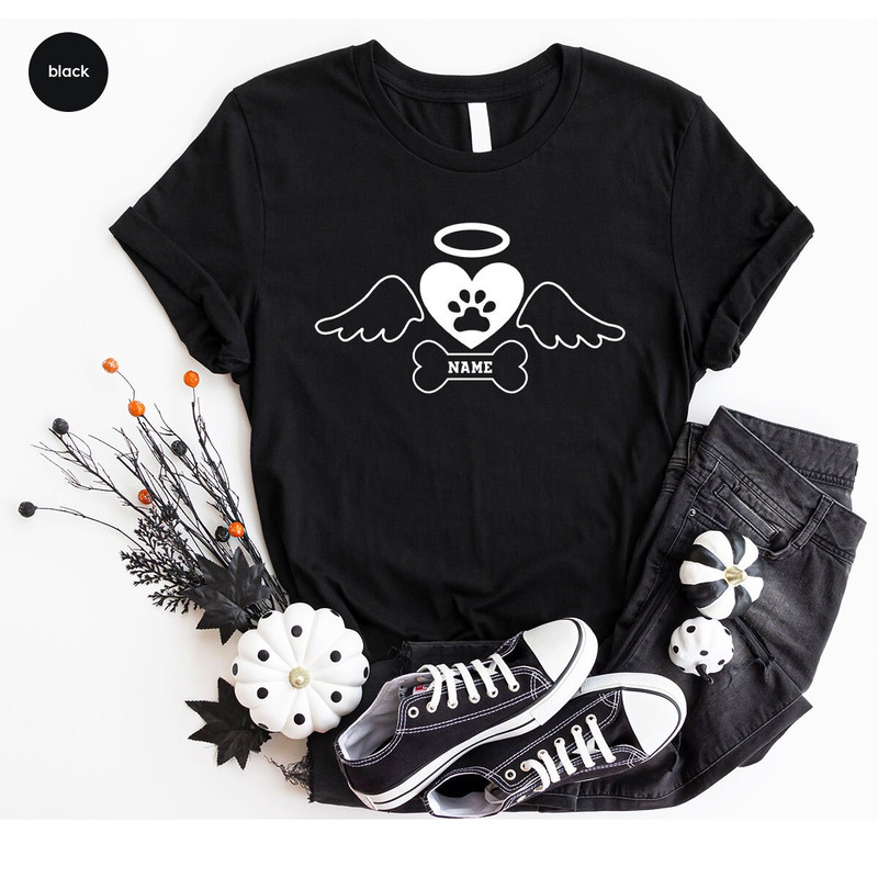 Pet Loss Gift, Custom Dog Memorial TShirt, Memorial Outfit, Personalized Dog Name Shirt, Bereavement Shirt, Dog Owner Clothes, Rest In Peace - 7.jpg