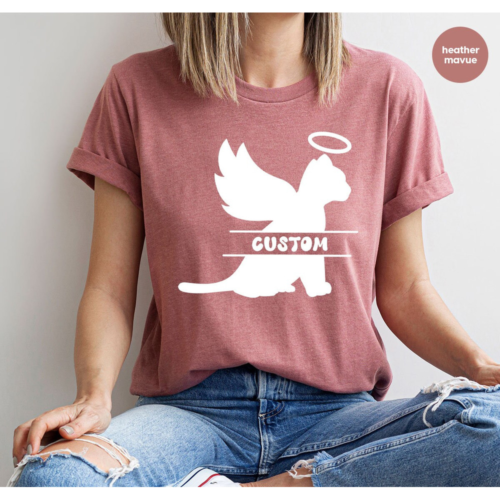 Pet Memorial Gifts, Bereavement Shirt, Personalized Dog Memorial TShirt, Custom Dog Loss Graphic Tees, Gift For Dog Owners, Dog Name Outfit - 10.jpg