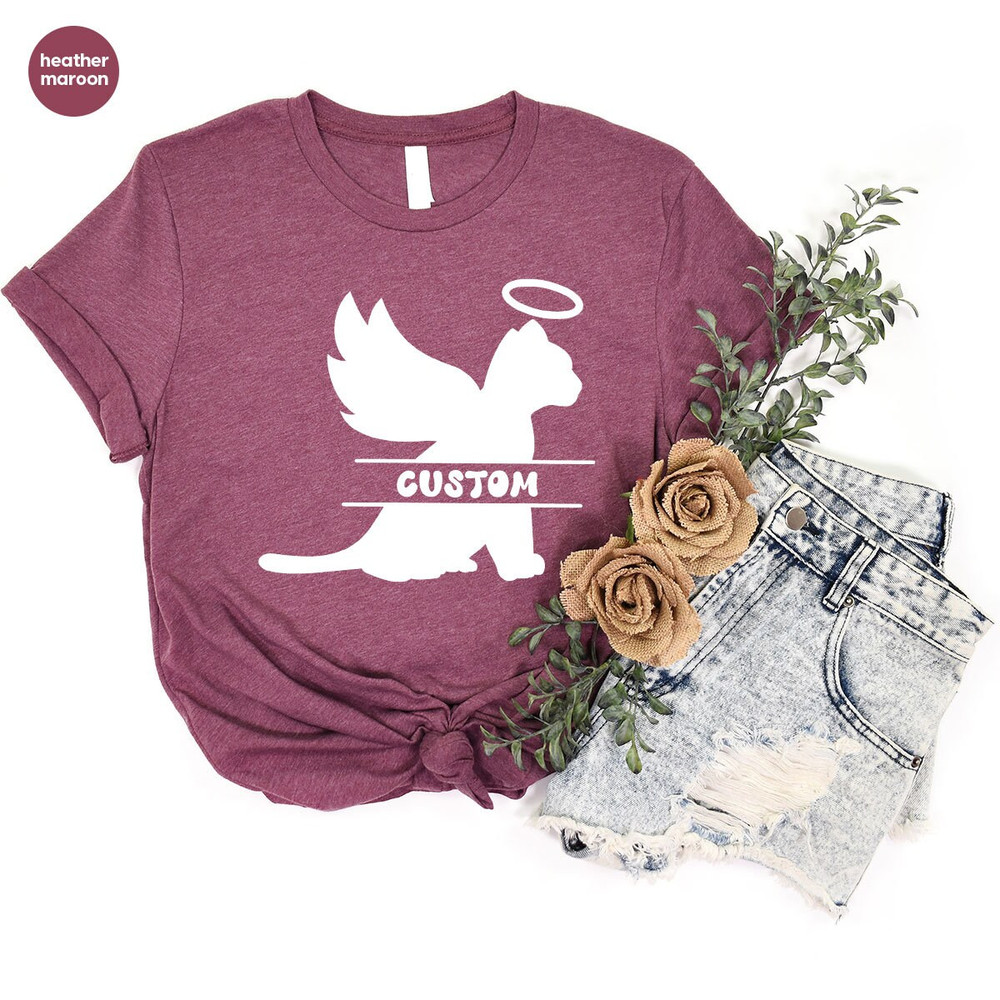 Pet Memorial Gifts, Bereavement Shirt, Personalized Dog Memorial TShirt, Custom Dog Loss Graphic Tees, Gift For Dog Owners, Dog Name Outfit - 9.jpg