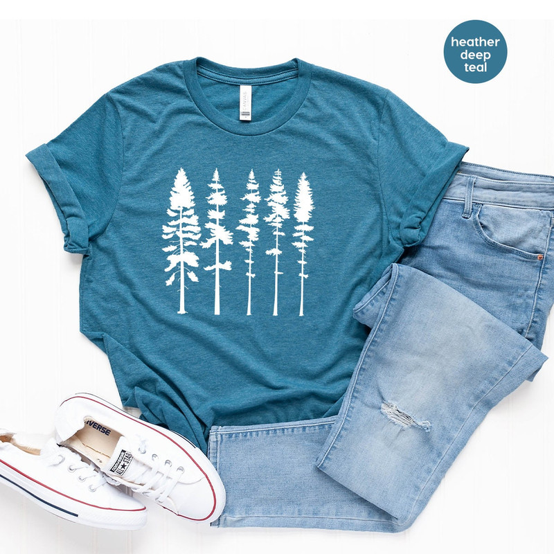 Pine Tree Shirt, Pine Tree T Shirt, Camping Shirt, Hiking Shirt, Adventure Shirts, Nature Lover Gift, Outdoors Shirt - 6.jpg
