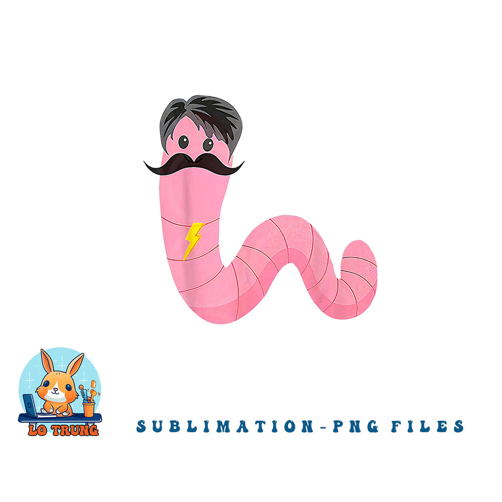 Worm With A Mustache James Tom Ariana Reality png, digital download copy.jpg