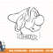 Disney Snow White Sneezy Line Art Big Face png, sublimation, digital print.jpg