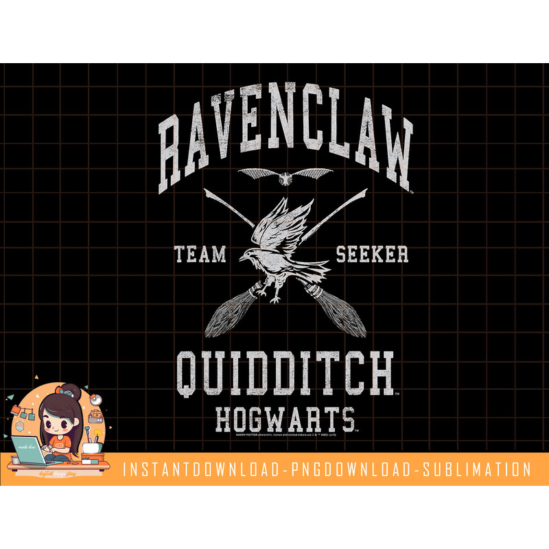 Harry Potter Ravenclaw Team Seeker Text png, sublimate, digital download.jpg