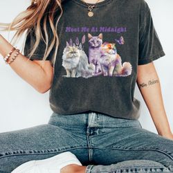 meet me at midnight, comfort colors, swiftie fan, midnights tshirt, swiftie merch, all too well, cats, lavender haze, ta