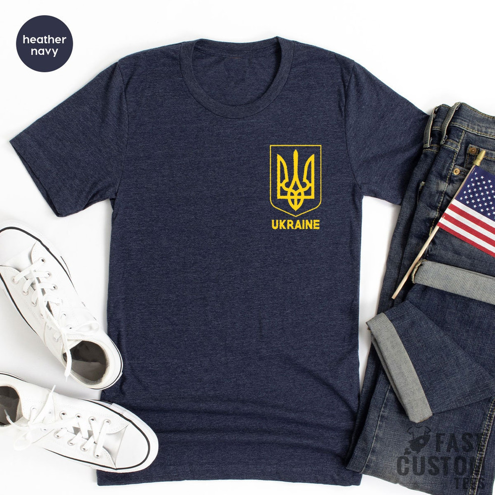 Pocket Ukraine Shirt, Ukrainian Shirt, Pocket Ukraine Tee, Zelensky Shirt, Proud Ukrainian, Stand with Ukraine Shirt, Pocket Ukraine Shirt - 4.jpg