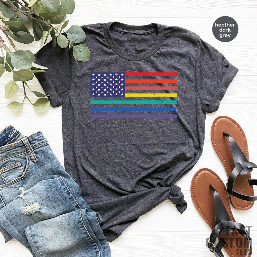Pride Shirt, LGBT Shirt, American LGBT Flag Shirt, Trans Shirt, Bisexual Shirt, Lgbt Flag Shirt, LGBTQ Shirt, Lesbian Gift, Trans T-shirt - 2.jpg