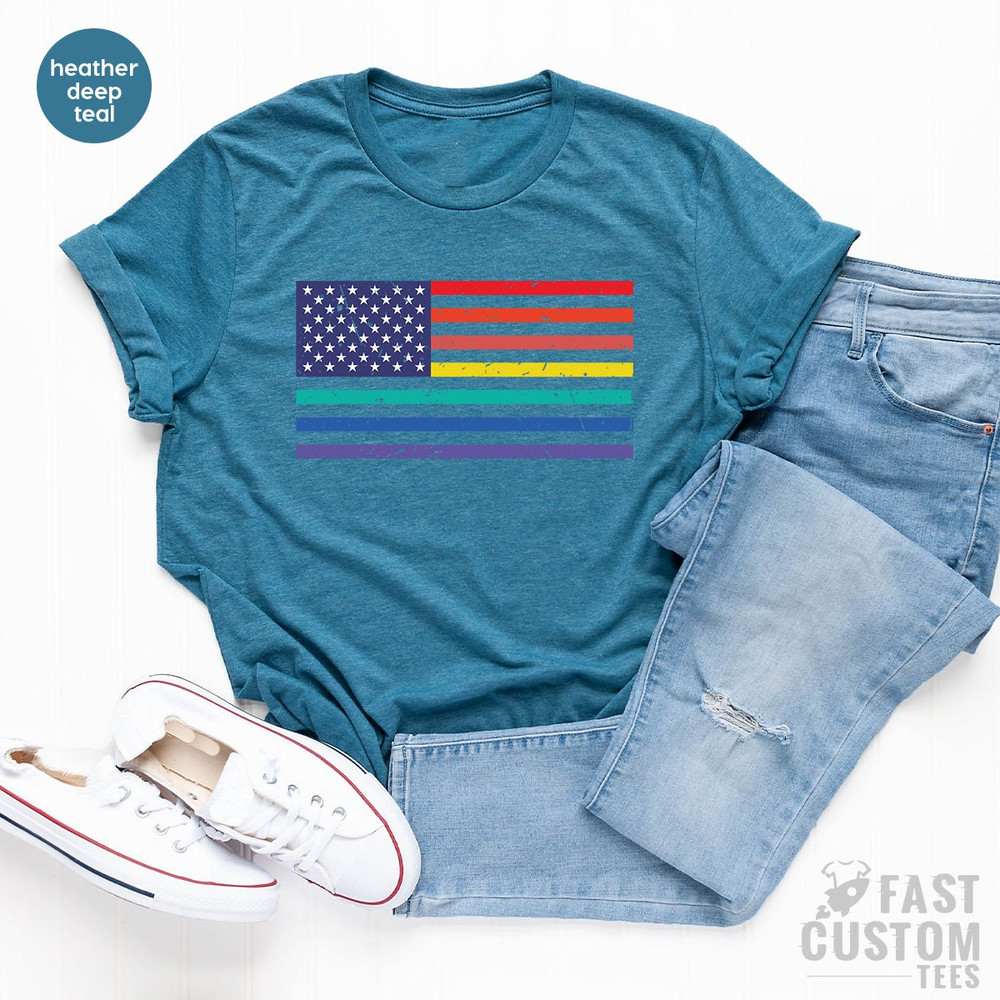 Pride Shirt, LGBT Shirt, American LGBT Flag Shirt, Trans Shirt, Bisexual Shirt, Lgbt Flag Shirt, LGBTQ Shirt, Lesbian Gift, Trans T-Shirt - 7.jpg