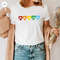 Pride Shirts, LGBTQ Awareness T Shirt, Lesbian Vneck TShirts, Bisexual Outfit, Trans Pride Gifts, Gay T-Shirts, Rainbow Heart Graphic Tees - 3.jpg