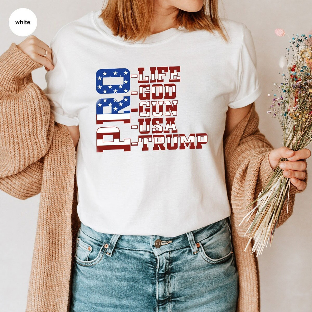 Pro Life Shirt, Patriotic Crewneck Sweatshirt, 4th of July Shirt, Patriotic Gifts, US Flag Tees, Republican T-Shirt, Freedom Tees - 1.jpg