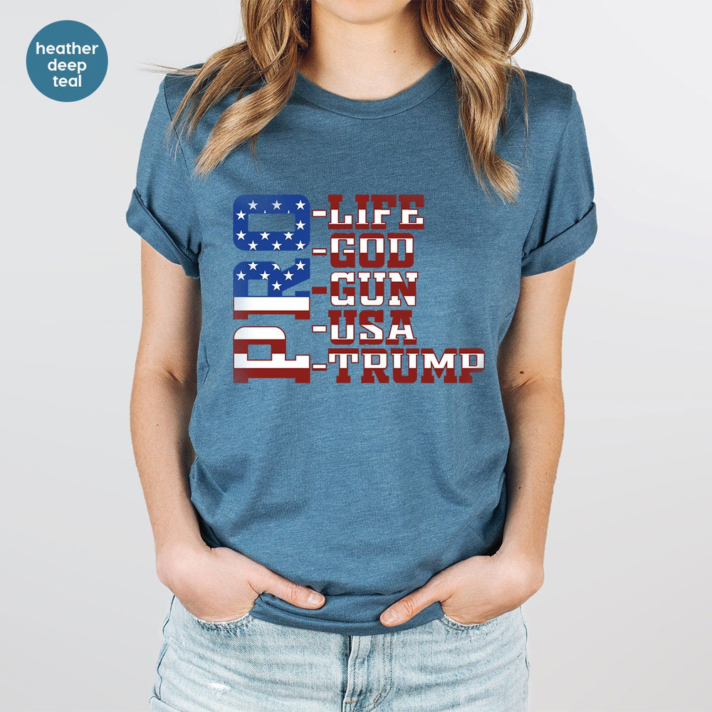 Pro Life Shirt, Patriotic Crewneck Sweatshirt, 4th of July Shirt, Patriotic Gifts, US Flag Tees, Republican T-Shirt, Freedom Tees - 2.jpg
