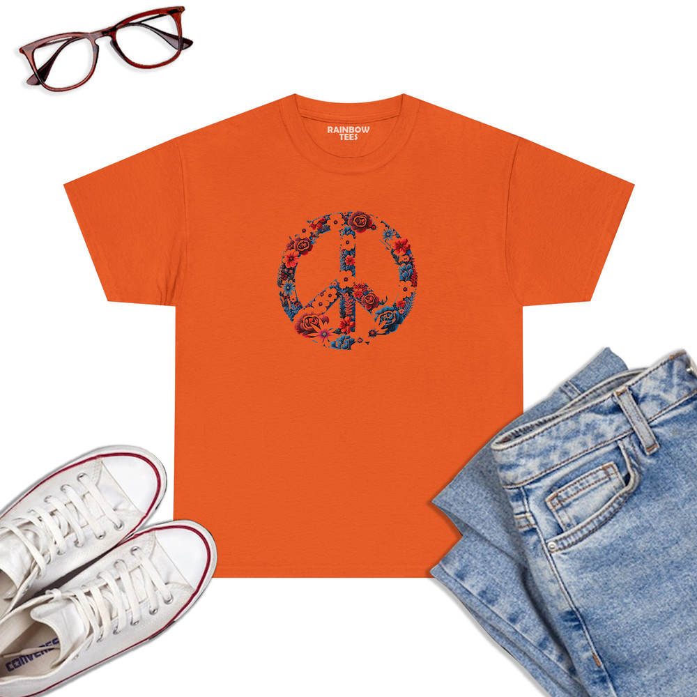 Floral-Peace-Sign-American-4th-Of-July-Patriotic-T-Shirt-Orange.jpg