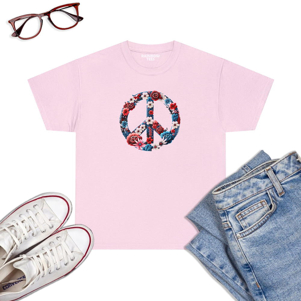Floral-Peace-Sign-American-4th-Of-July-Patriotic-T-Shirt-Pink.jpg