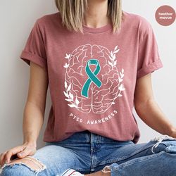 ptsd awareness shirt, ptsd survivor gifts, warrior t shirt, post-traumatic stress disorder, mental health shirt, anxiety
