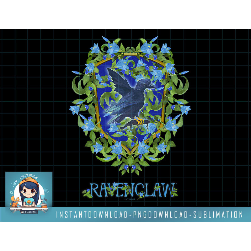 Harry Potter Ravenclaw Badge Watercolor png, sublimate, digital download.jpg