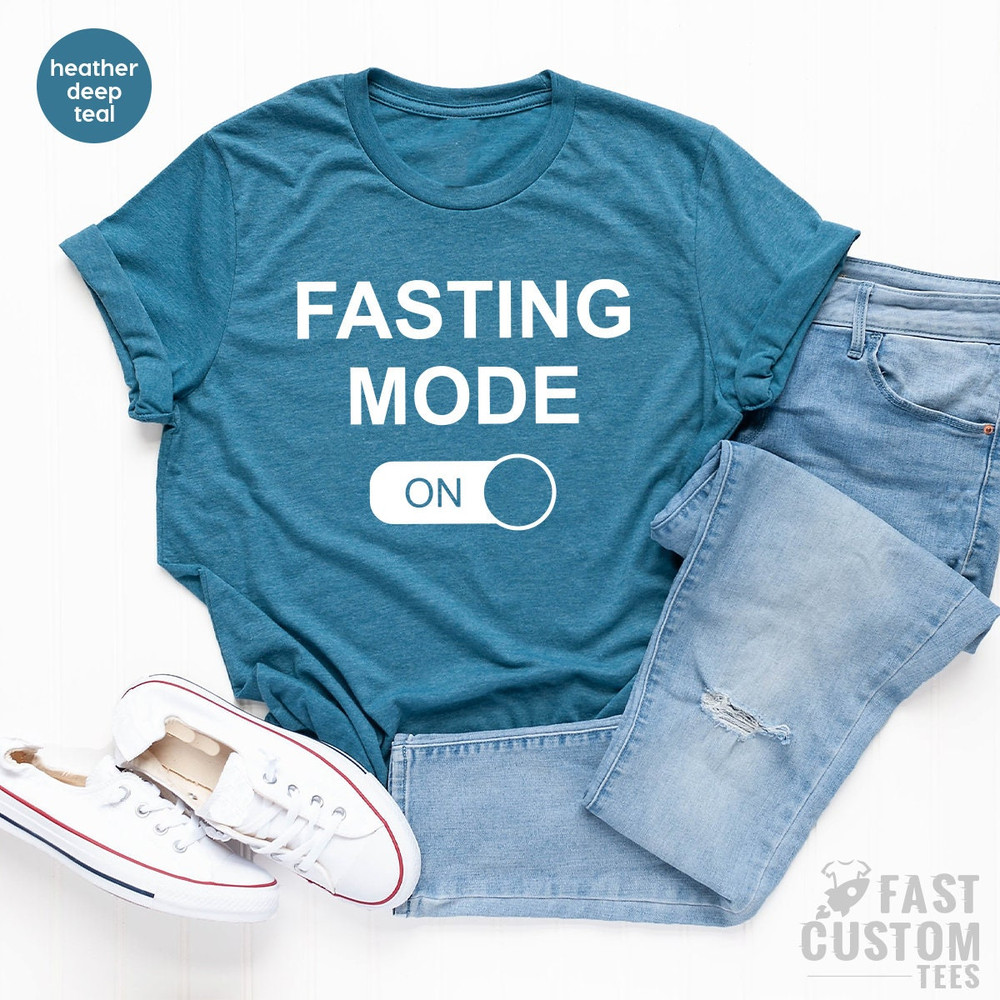 Ramadan TShirt, Fasting Mode On Shirt, Gift For Muslim, Eid Shirt, Ramadan Mubarek, Religion Shirt, Fasting T Shirt, Ramadan Kareem Shirt - 3.jpg