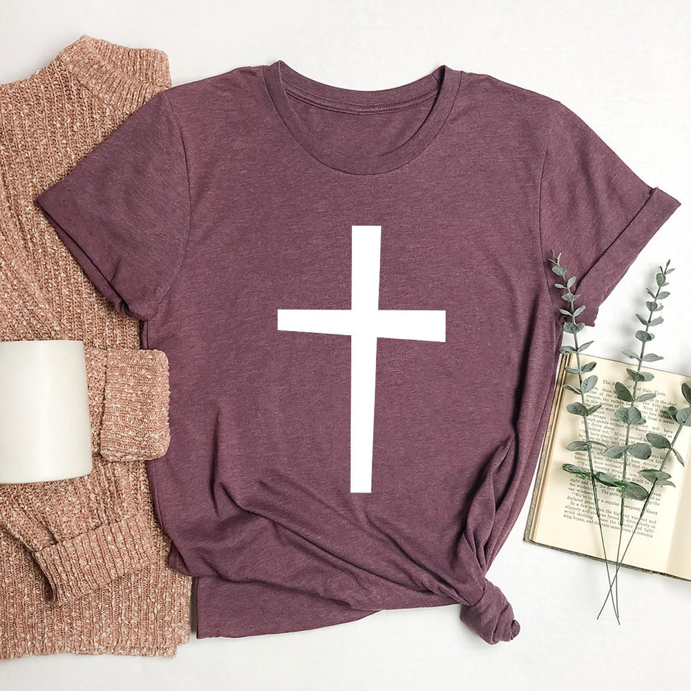 Religious Gifts, Christian Apparel, Cross Shirt For Men, Christian Cross Shirts For Women, Faith Cross Shirt, Cross Shirt For Christian Teen - 6.jpg