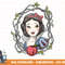 Disney Snow White Snow White Apple Branch Border png, sublimation, digital print.jpg